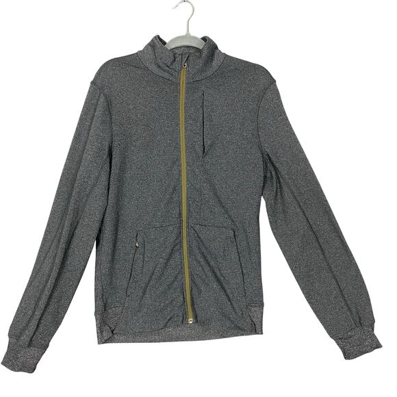 Lululemon Gray Full Zip Long Sleeves Jacket Size Medium